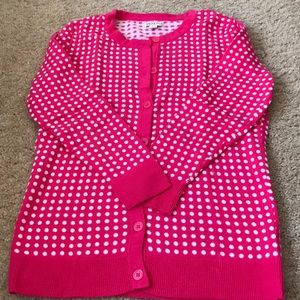 Pink cardigan
